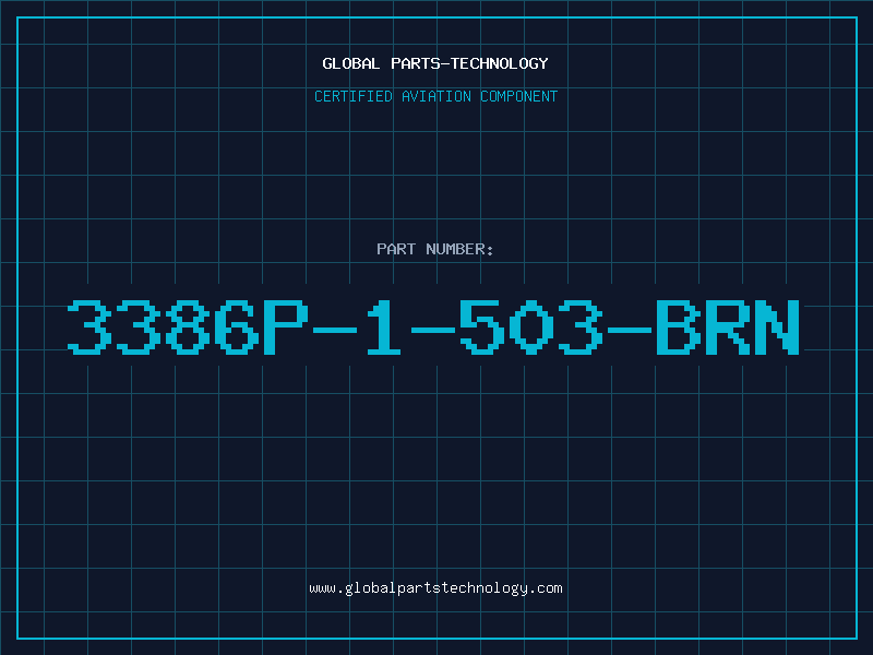 Aviation Part 3386P-1-503-BRN