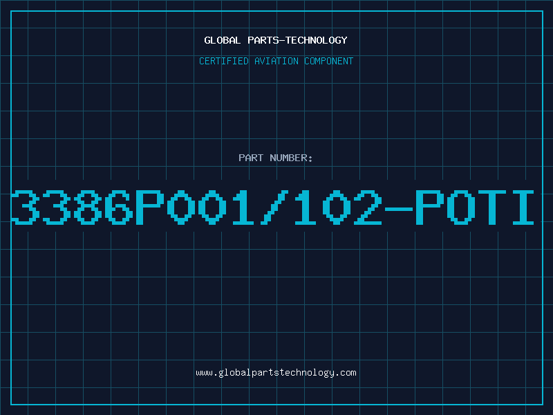 Aviation Part 3386P001/102-POTI