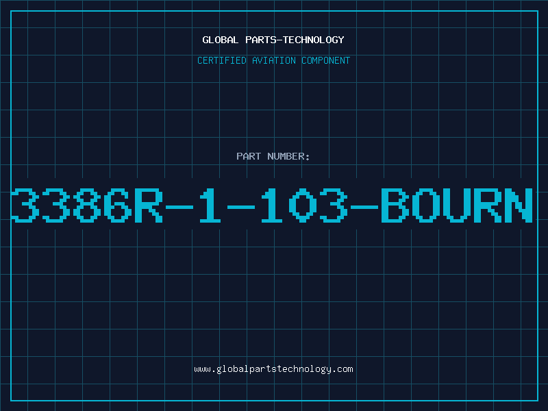 Aviation Part 3386R-1-103-BOURN