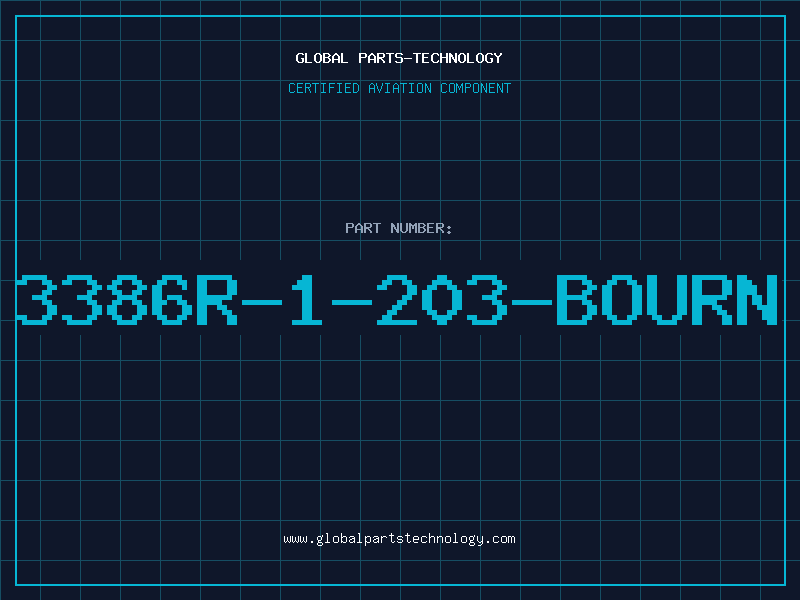 Aviation Part 3386R-1-203-BOURN