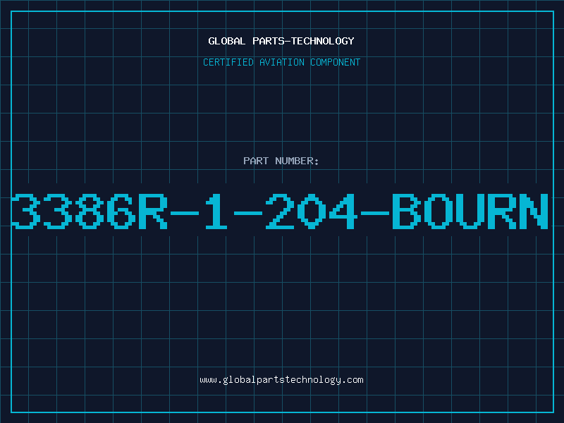 Aviation Part 3386R-1-204-BOURN