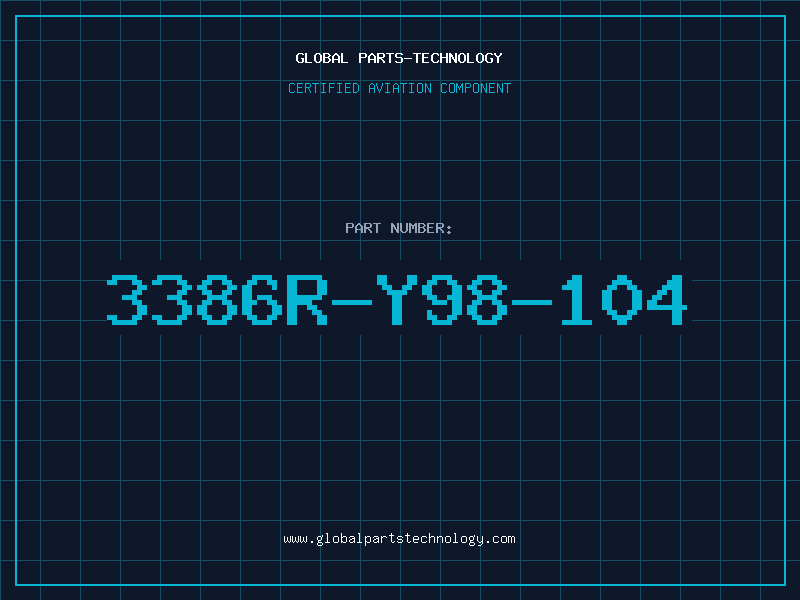 Aviation Part 3386R-Y98-104