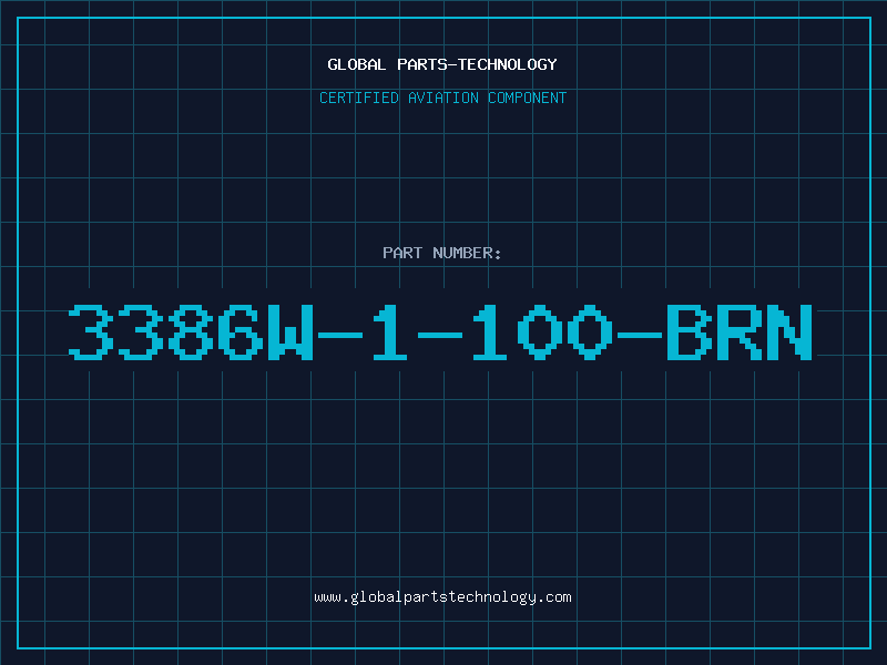 Aviation Part 3386W-1-100-BRN