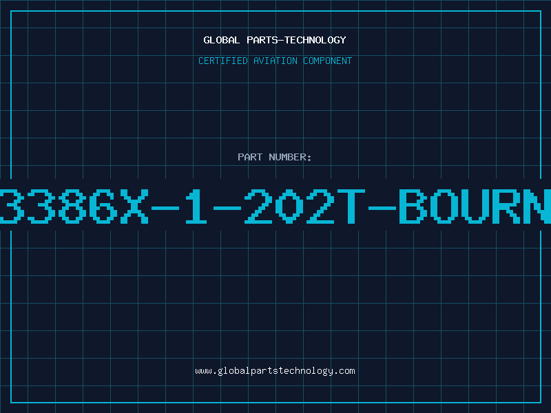Aviation Part 3386X-1-202T-BOURN