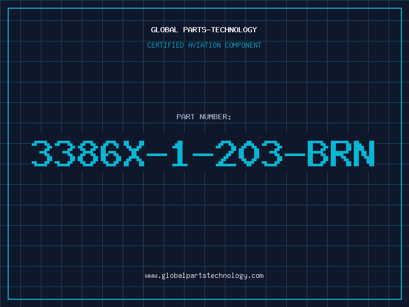 Aviation Part 3386X-1-203-BRN