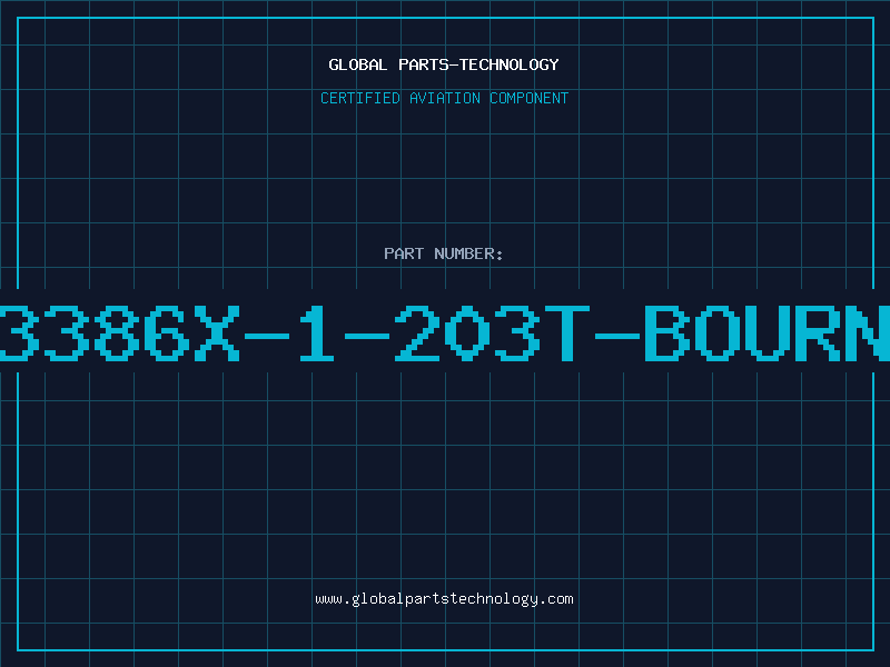 Aviation Part 3386X-1-203T-BOURN