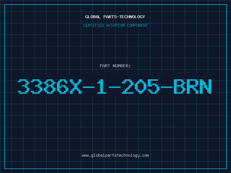Aviation Part 3386X-1-205-BRN