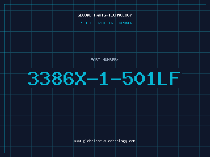 Aviation Part 3386X-1-501LF