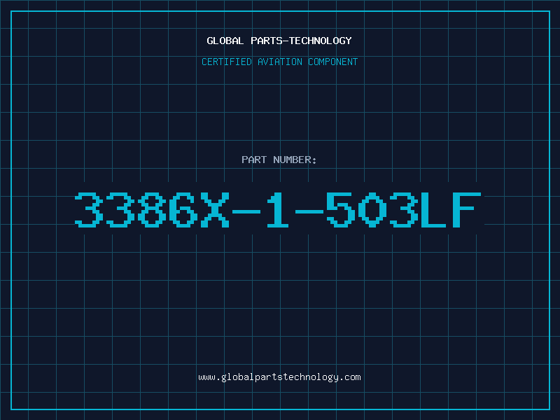 Aviation Part 3386X-1-503LF