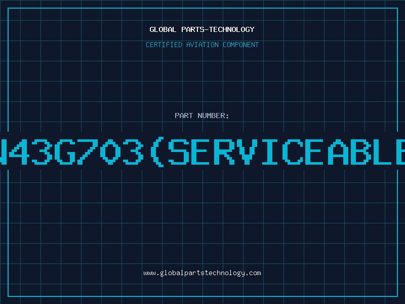 Aviation Part 3390W43G703(serviceablepart