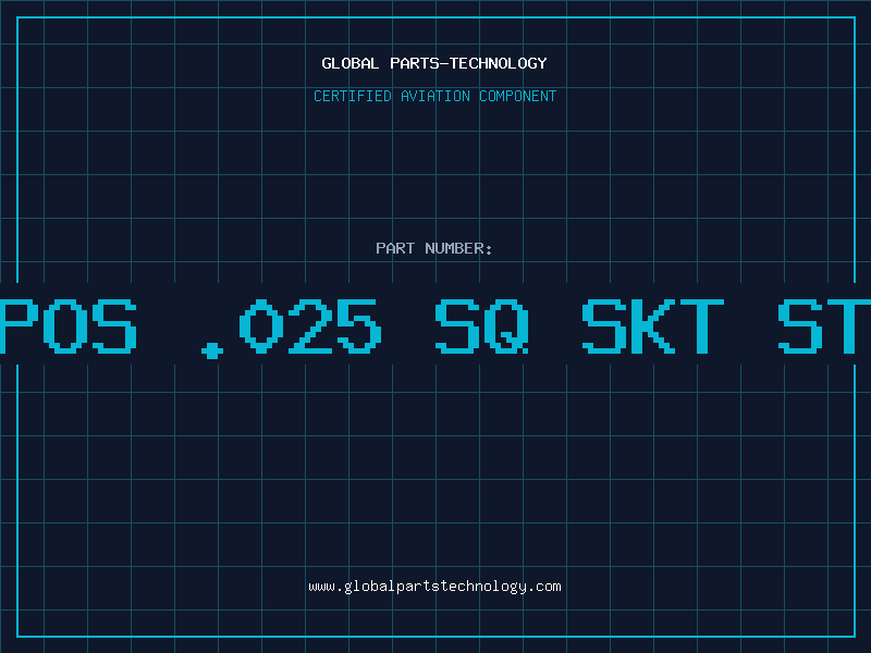Aviation Part 34 POS .025 SQ SKT STRIP