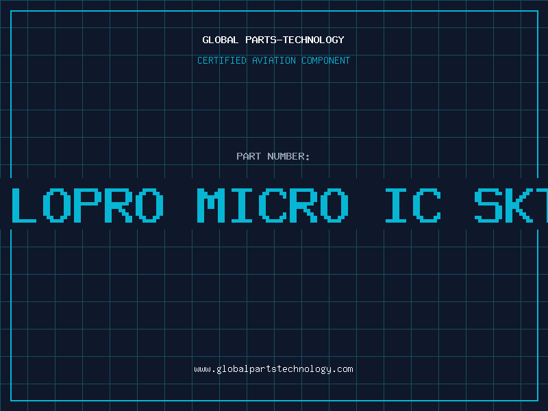 Aviation Part 34 POS LOPRO MICRO IC SKT D ROW