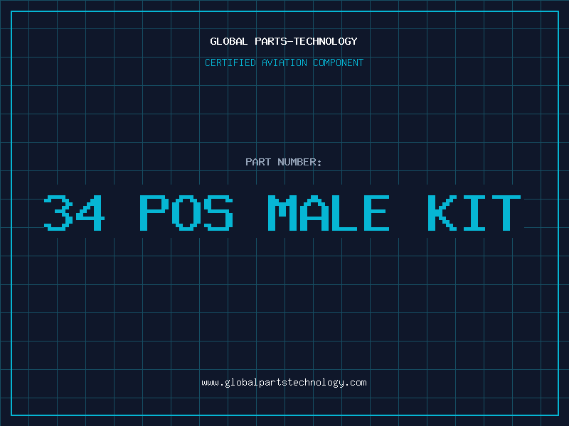 Aviation Part 34 POS MALE KIT