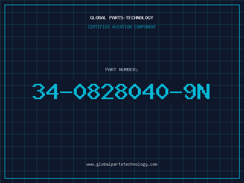 Aviation Part 34-0828040-9N