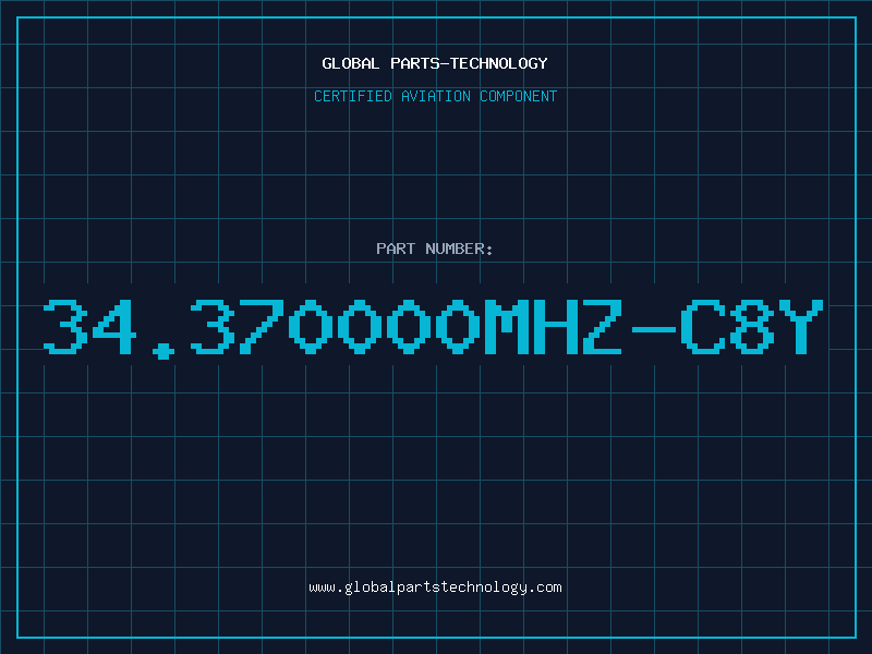 Aviation Part 34.370000MHZ-C8Y