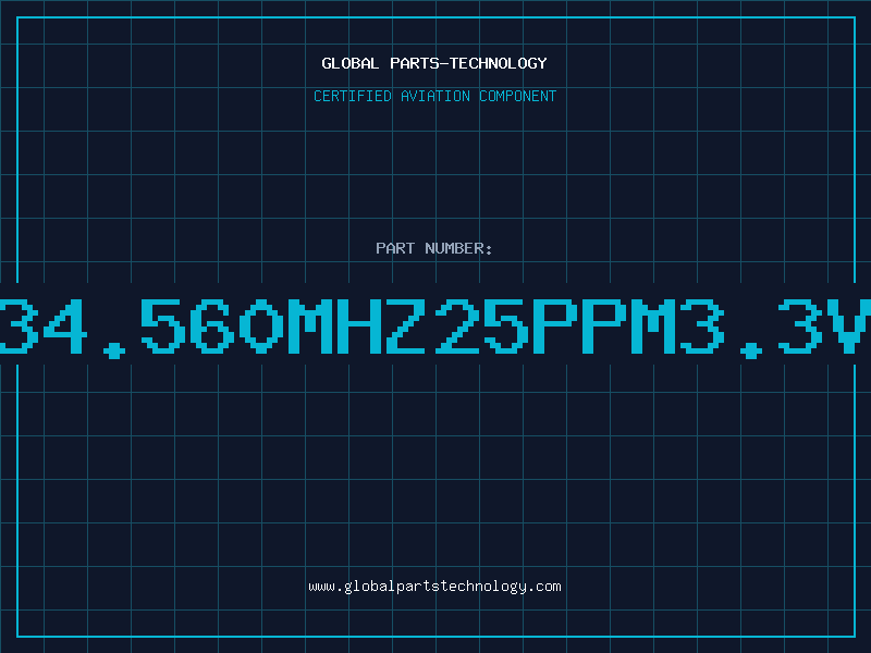 Aviation Part 34.560MHZ25PPM3.3V