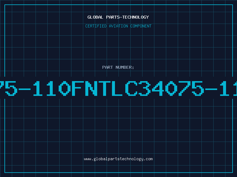 Aviation Part 34075-110FNTLC34075-110FN