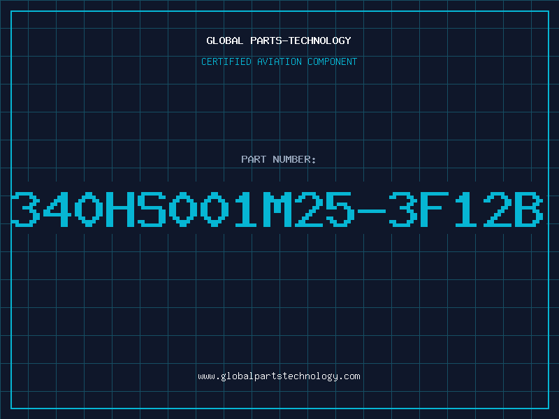 Aviation Part 340HS001M25-3F12B