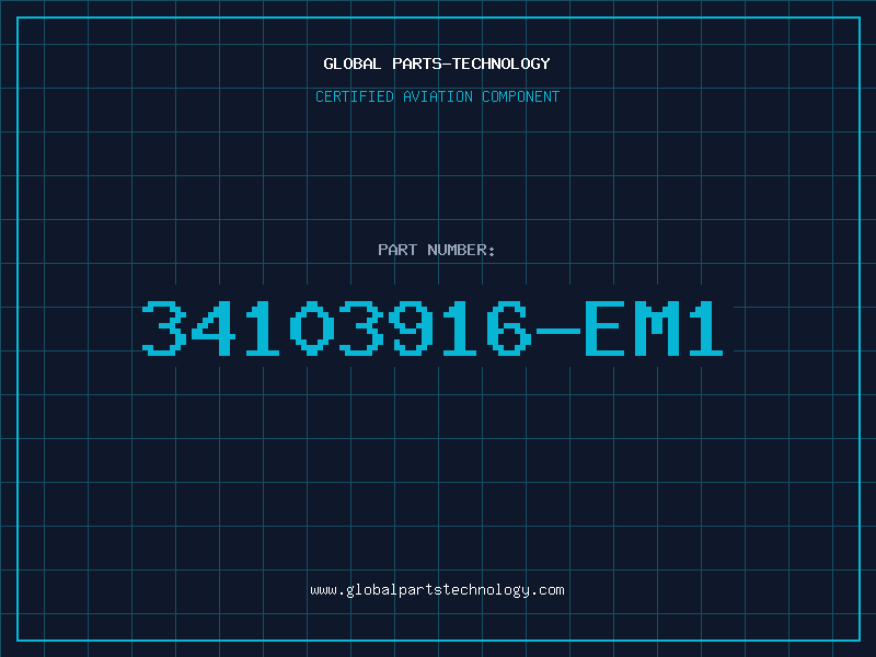 Aviation Part 34103916-EM1