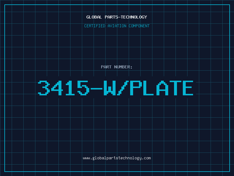 Aviation Part 3415-W/PLATE