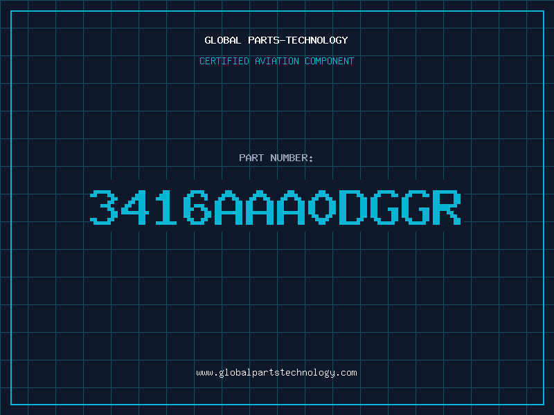 Aviation Part 3416AAA0DGGR