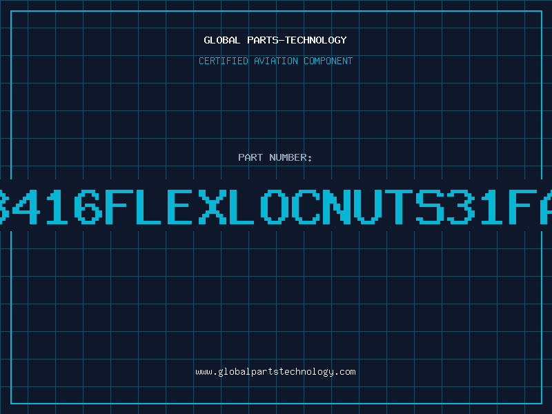 Aviation Part 3416FlexlocNuts31FA