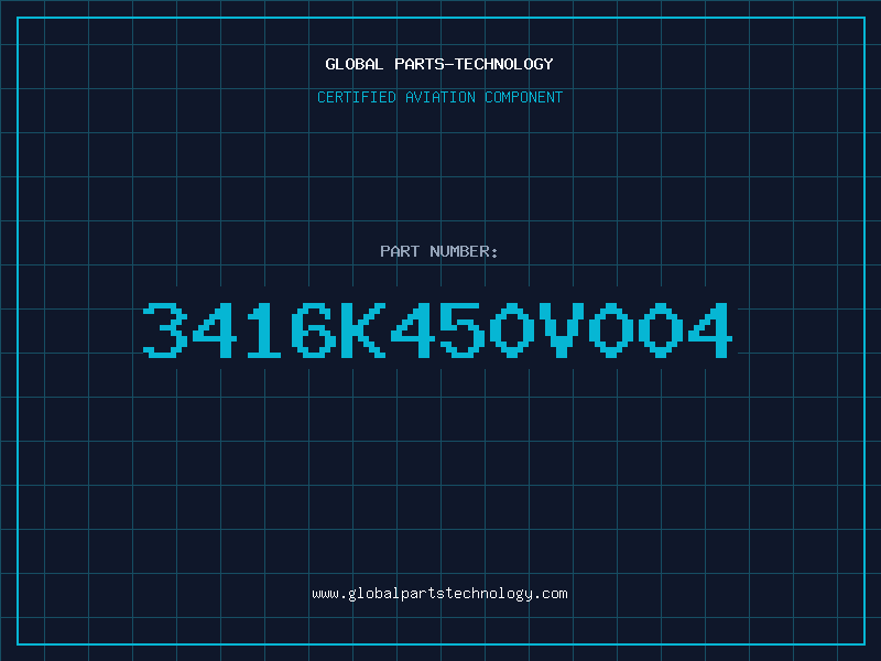 Aviation Part 3416K450V004