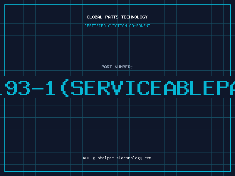 Aviation Part 34193-1(serviceablepart