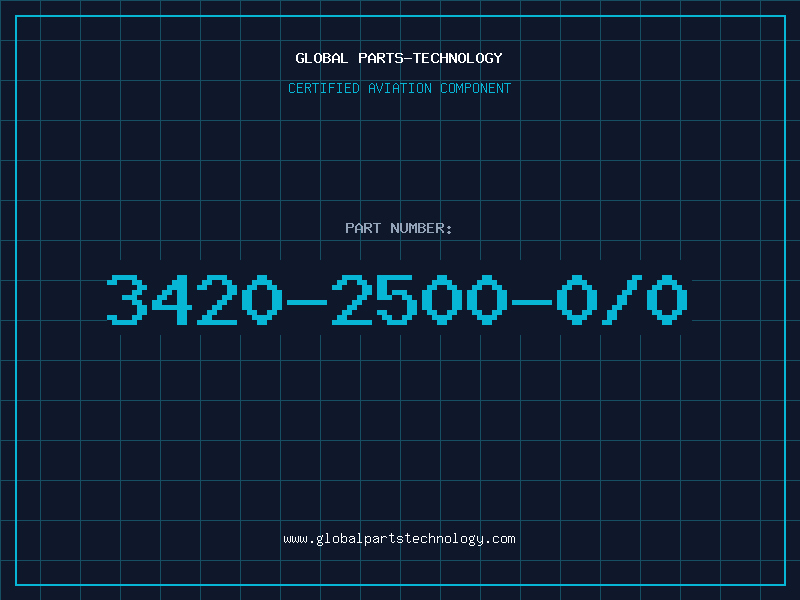 Aviation Part 3420-2500-0/0