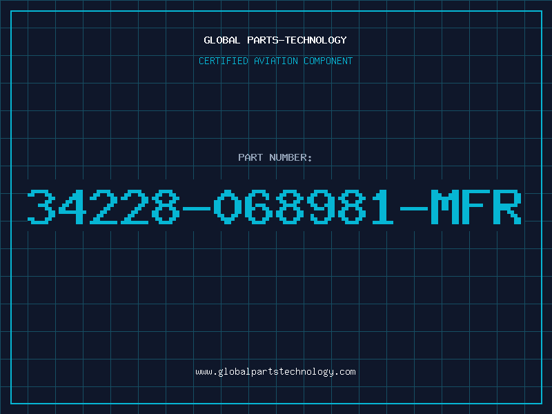 Aviation Part 34228-068981-MFR