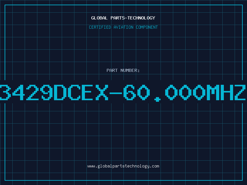 Aviation Part 3429DCEX-60.000MHZ