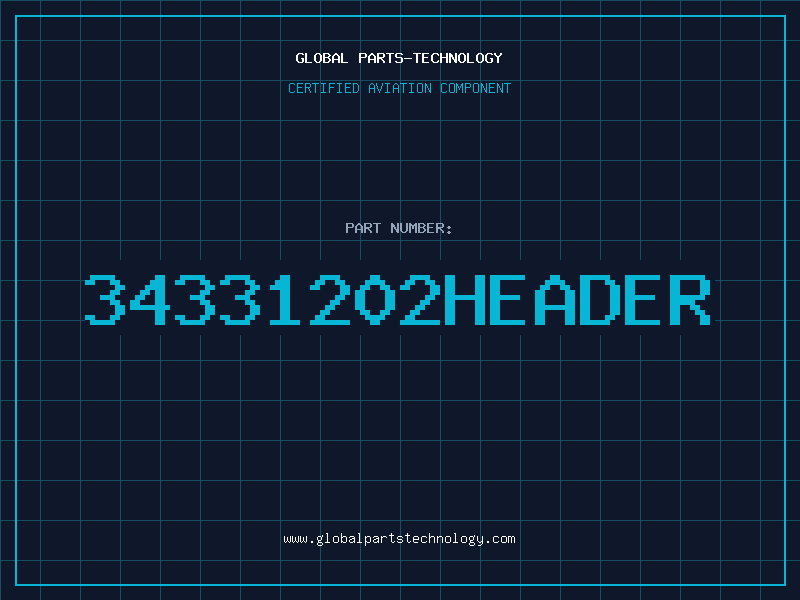Aviation Part 34331202HEADER