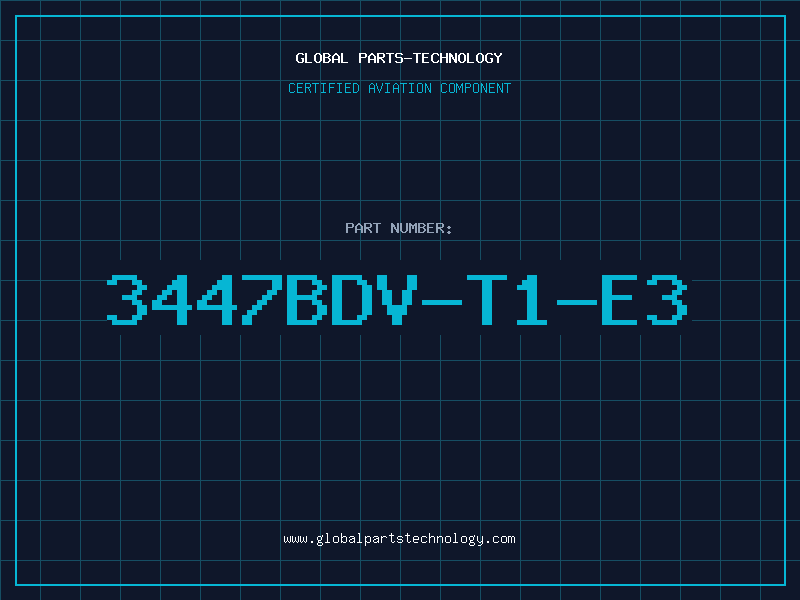 Aviation Part 3447BDV-T1-E3