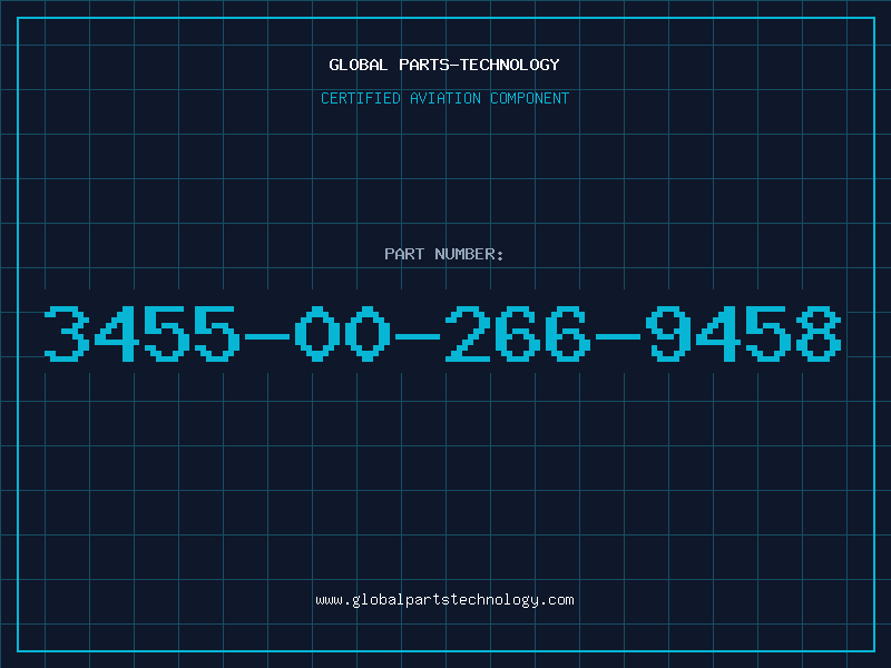 Aviation Part 3455-00-266-9458