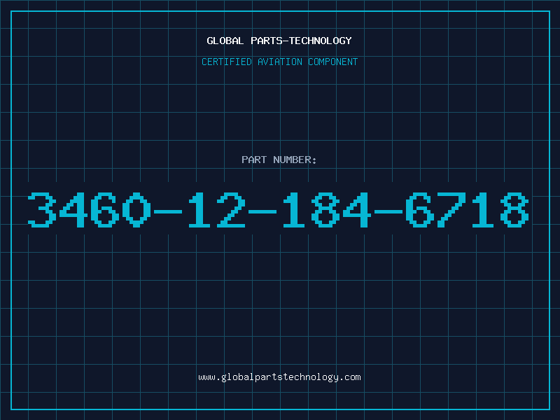 Aviation Part 3460-12-184-6718