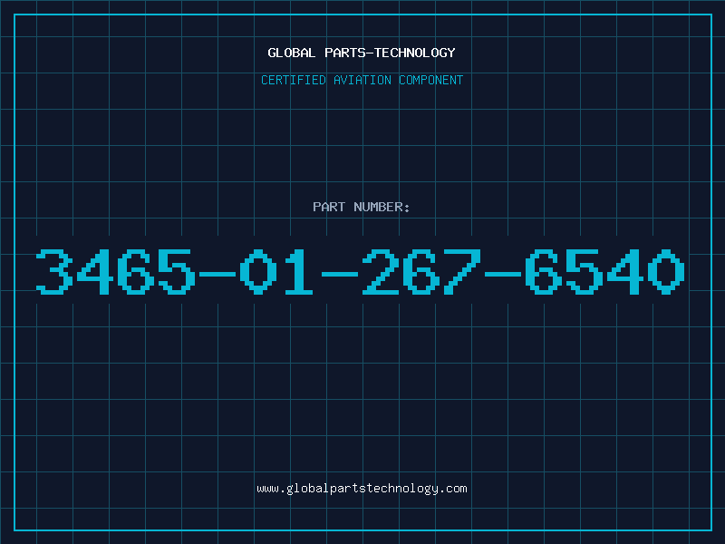 Aviation Part 3465-01-267-6540