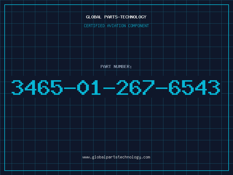 Aviation Part 3465-01-267-6543