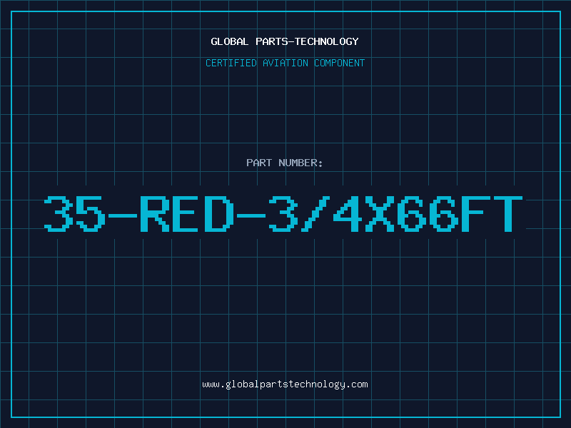 Aviation Part 35-RED-3/4X66FT