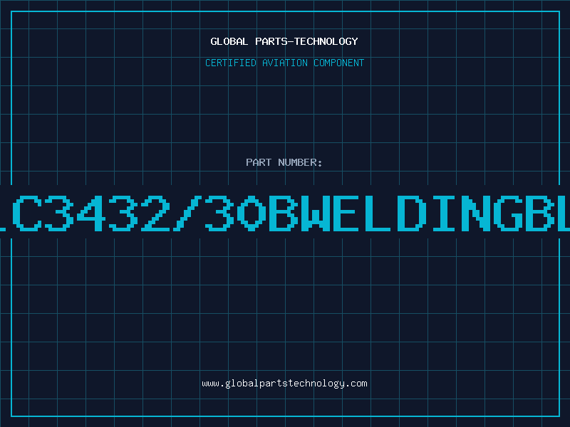 Aviation Part 3501C3432/30BWELDINGBLACK