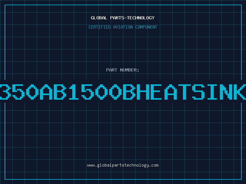 Aviation Part 350AB1500BHEATSINK