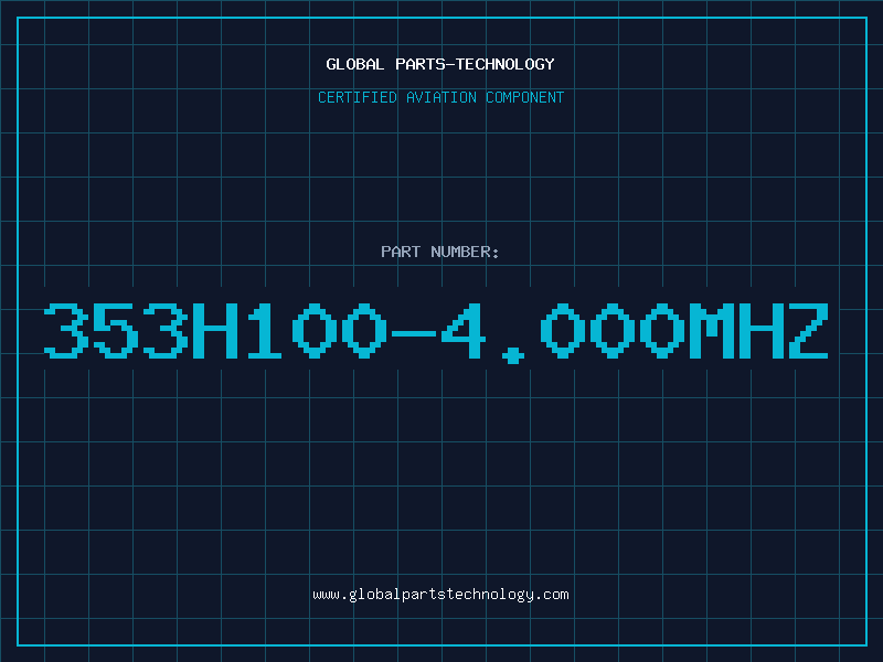 Aviation Part 353H100-4.000MHZ