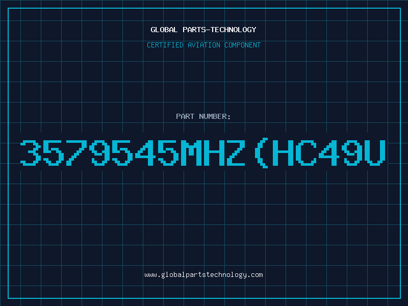 Aviation Part 3579545MHz(HC49U