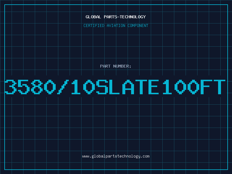Aviation Part 3580/10SLATE100FT