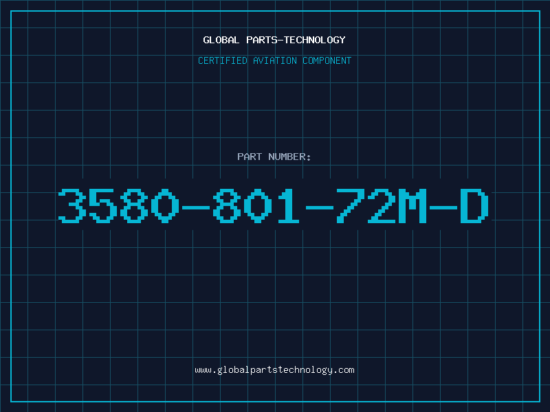 Aviation Part 3580-801-72M-D