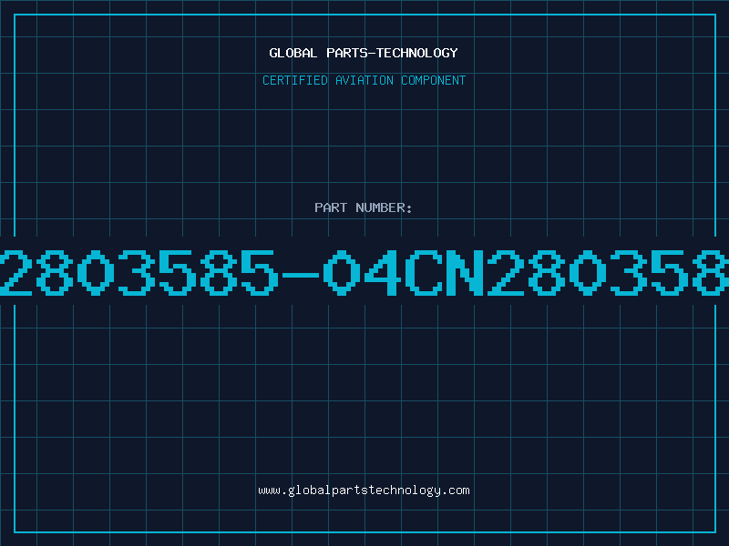 Aviation Part 3585-04CN02803585-04CN2803585-04CNX280