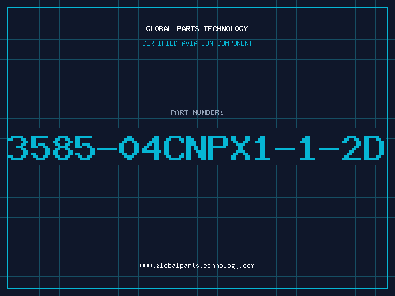 Aviation Part 3585-04CNPX1-1-2D
