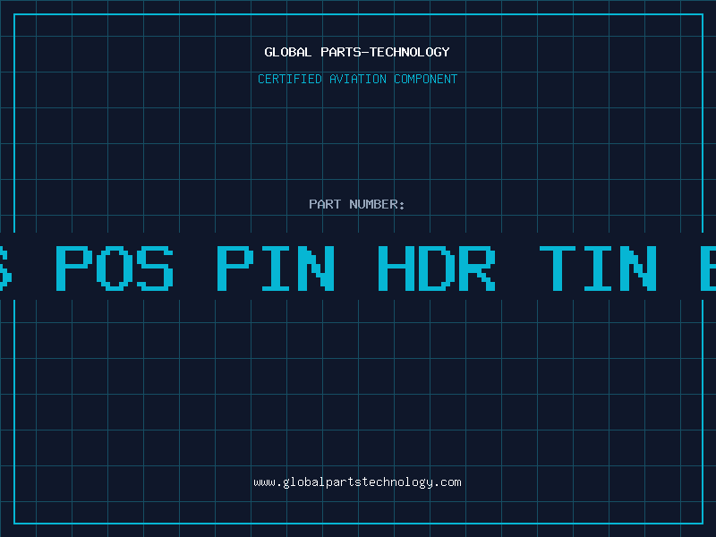 Aviation Part 36 POS PIN HDR TIN BA