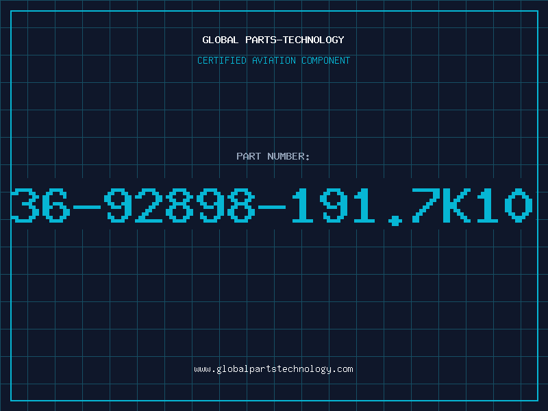 Aviation Part 36-92898-191.7K10