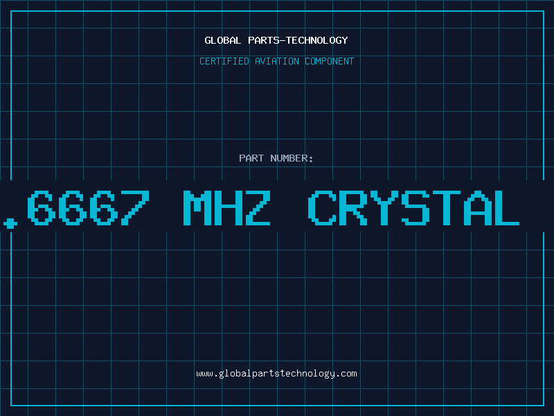 Aviation Part 36.6667 MHZ CRYSTAL OS