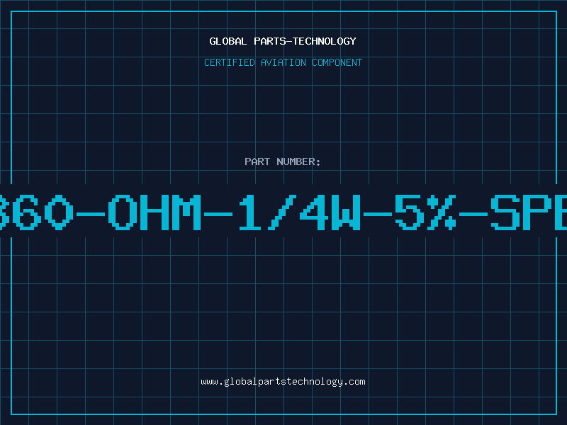 Aviation Part 360-OHM-1/4W-5%-SPE